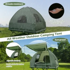 Costway 2-Person Compact Portable Pop-Up Tent/Camping Cot W/ Air Mattress & Sleeping Bag -OUTSUNNY Shop GUEST f31d2614 b7ac 4445 85a1 dc9c770d881d