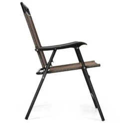 Tangkula 2PCS/4PCS Folding Camping Chair Patio Chairs For Backyard, Garden, Beach With Armrest & Backrest -OUTSUNNY Shop GUEST f33fbf31 d5df 4fff 866d 1e44d2a23b47
