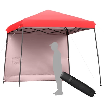 Tangkula 10x10 Ft Pop Up Canopy Tent One Person Set-up Instant Shelter With Central Lock W/ Roll-up Side Wall 14 Tangkula 10x10 Ft Pop Up Canopy Tent One Person Set-up Instant Shelter With Central Lock W/ Roll-up Side Wall - Image 12