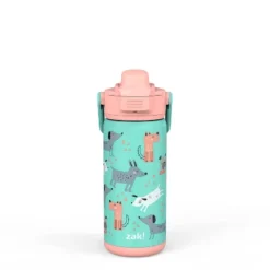 Zak Designs Antimicrobial 14oz Stainless Steel Double Wall Vacuum Beacon Water Bottle -OUTSUNNY Shop GUEST f5b24766 1299 431d 84ba 6545d6b1236b