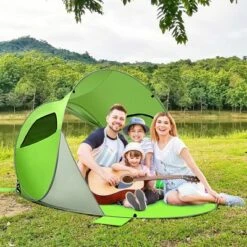 Costway Pop Up Beach Tent Anti-UV UPF 50 Plus Portable Sun Shelter For 3-4 Person -OUTSUNNY Shop GUEST f842058e 5bf5 4aa3 adca c4b0446db1c6