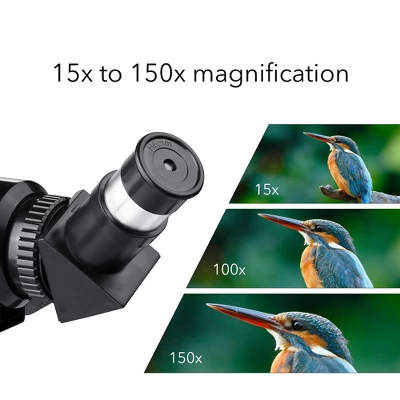 Dartwood Astronomical Telescope - 360° Rotational Telescope - Multiple Eyepieces Included For Different Zoom (Black/White, 3 Pack) 8 Dartwood Astronomical Telescope - 360° Rotational Telescope - Multiple Eyepieces Included For Different Zoom (Black/White, 3 Pack) - Image 6