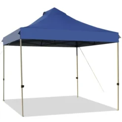 Tangkula 10' X 10' Pop Up Canopy Tent Easy Set-up Outdoor Tent Commercial Instant Shelter W/ 3 Adjustable Heights Blue/Grey/White -OUTSUNNY Shop GUEST fc4d6c23 e8d4 43b3 be32 4fd244baeed1