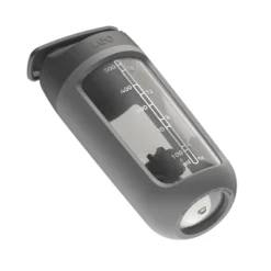 BergHOFF LEO To Go Shaker Botte With Powder Compartment, Silicone Mixing Ball, 16.9oz., Grey