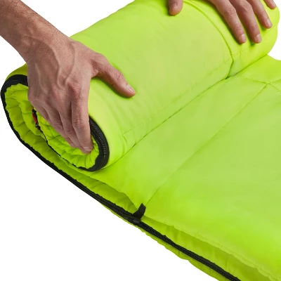 Coleman Kompact 40 Degree Sleeping Bag - Lime Green 6 Coleman Kompact 40 Degree Sleeping Bag - Lime Green - Image 4